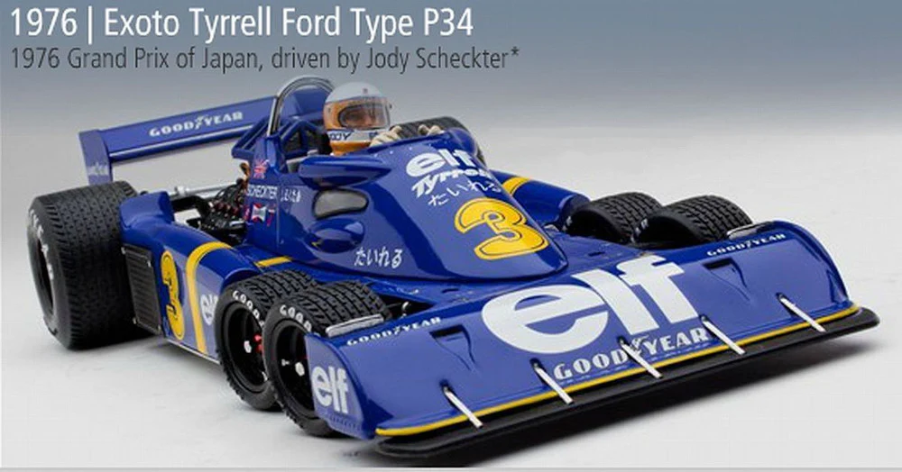 Exoto scala 1:18 articolo GPC97044 Grand Prix Classics Collection Tyrrell Type P34 - Jody Scheckter - immagine 2