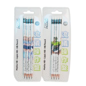 Set 3 Matite Con Personaggio Manga (1Pz)