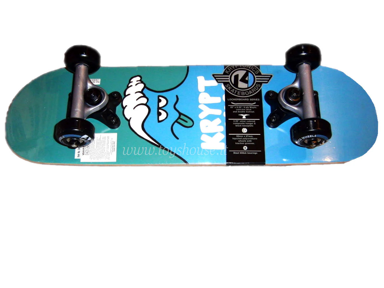 Krytonics California Skateboard 56cm con Tavola in Legno peso massimo 50kg - immagine 2