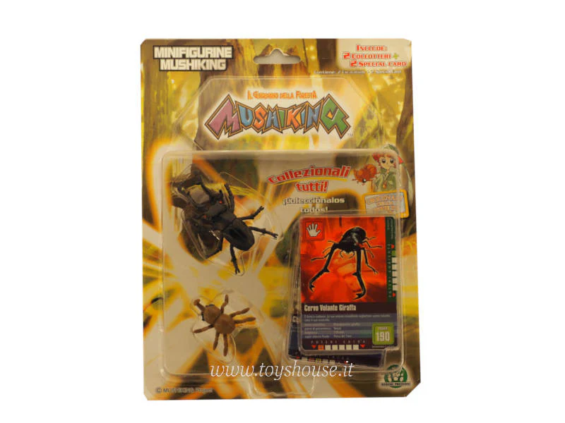 Mushiking I Guardiani della Foresta Blister 2 Scarabei & 2 Carte Hasbro 2015 Action Figure