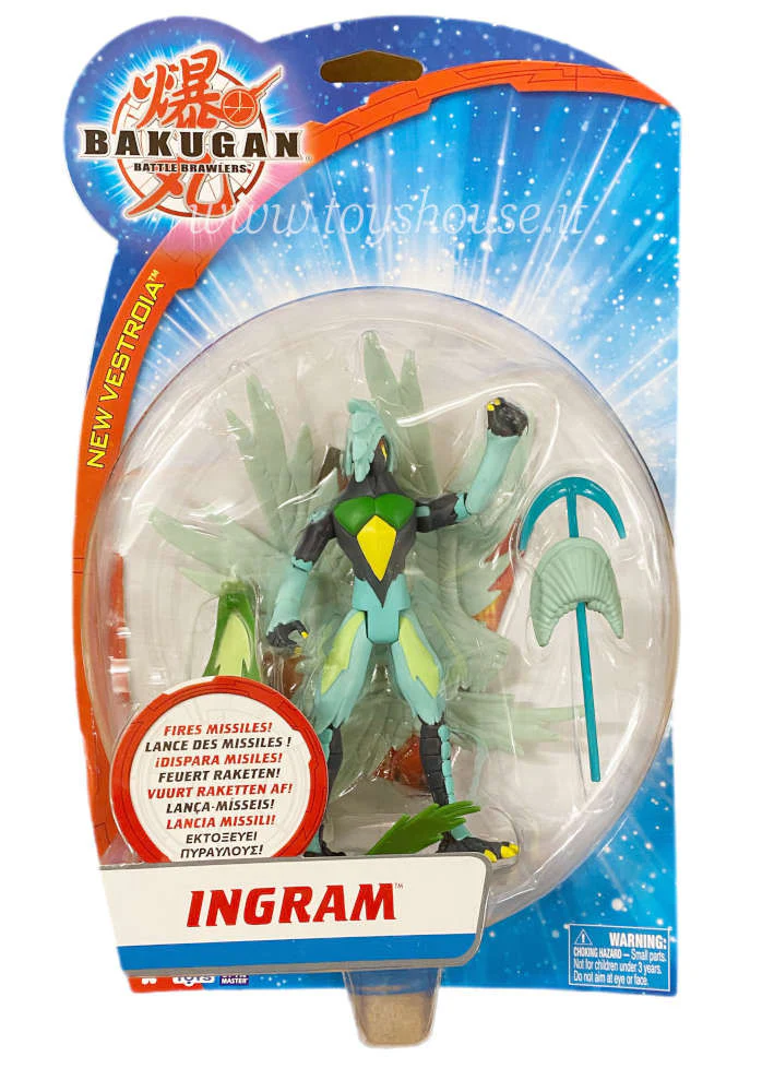 Bakugan Battle Brawlers Lancia Missili Ingram Spin Master Action Figure - immagine 2