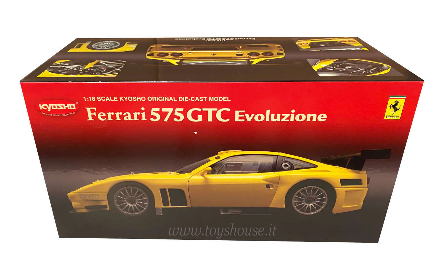 Kyosho modello in scala 1:18 articolo 08392C Ferrari 575 GTC Evoluzione 2005 - immagine 2