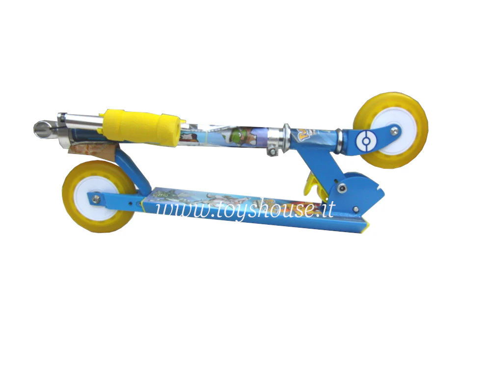 Pokemon Diamond & Pearl Monopattino Blu in metallo peso massimo 50kg - immagine 4