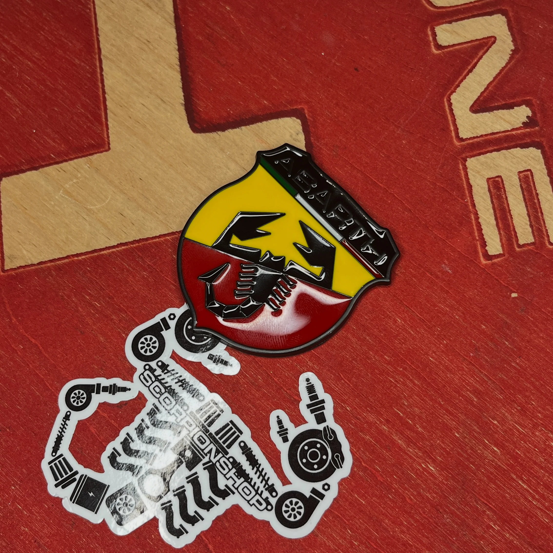 Logo Abarth metallo/abs - immagine 7