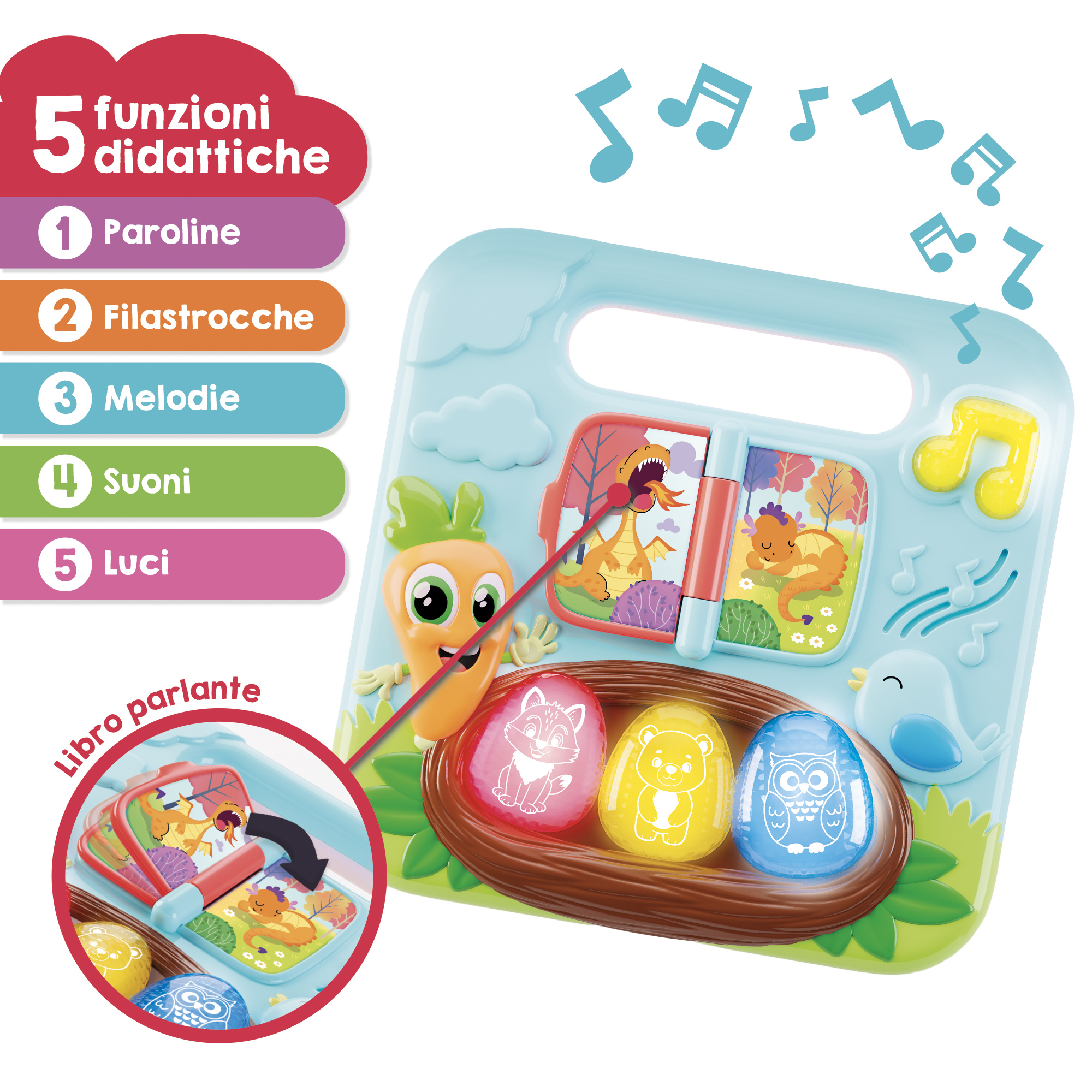 Carotina Mini Tavolino Educativo – Il Bosco - immagine 6