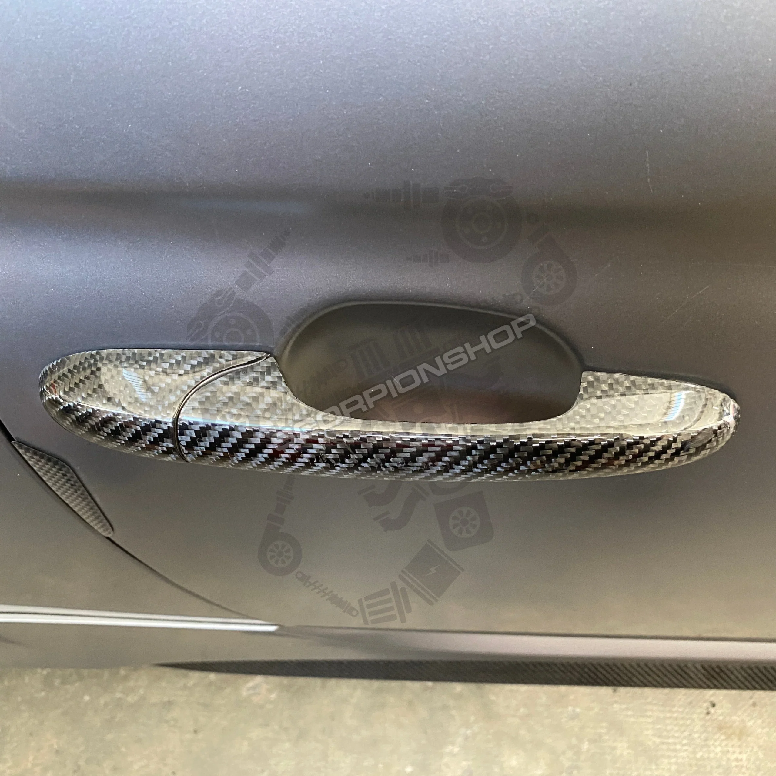 Cover carbonio modanature 500 Abarth - immagine 7