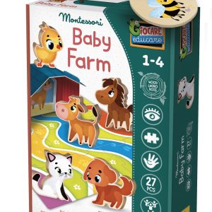 Montessori Baby Wood Baby Farm