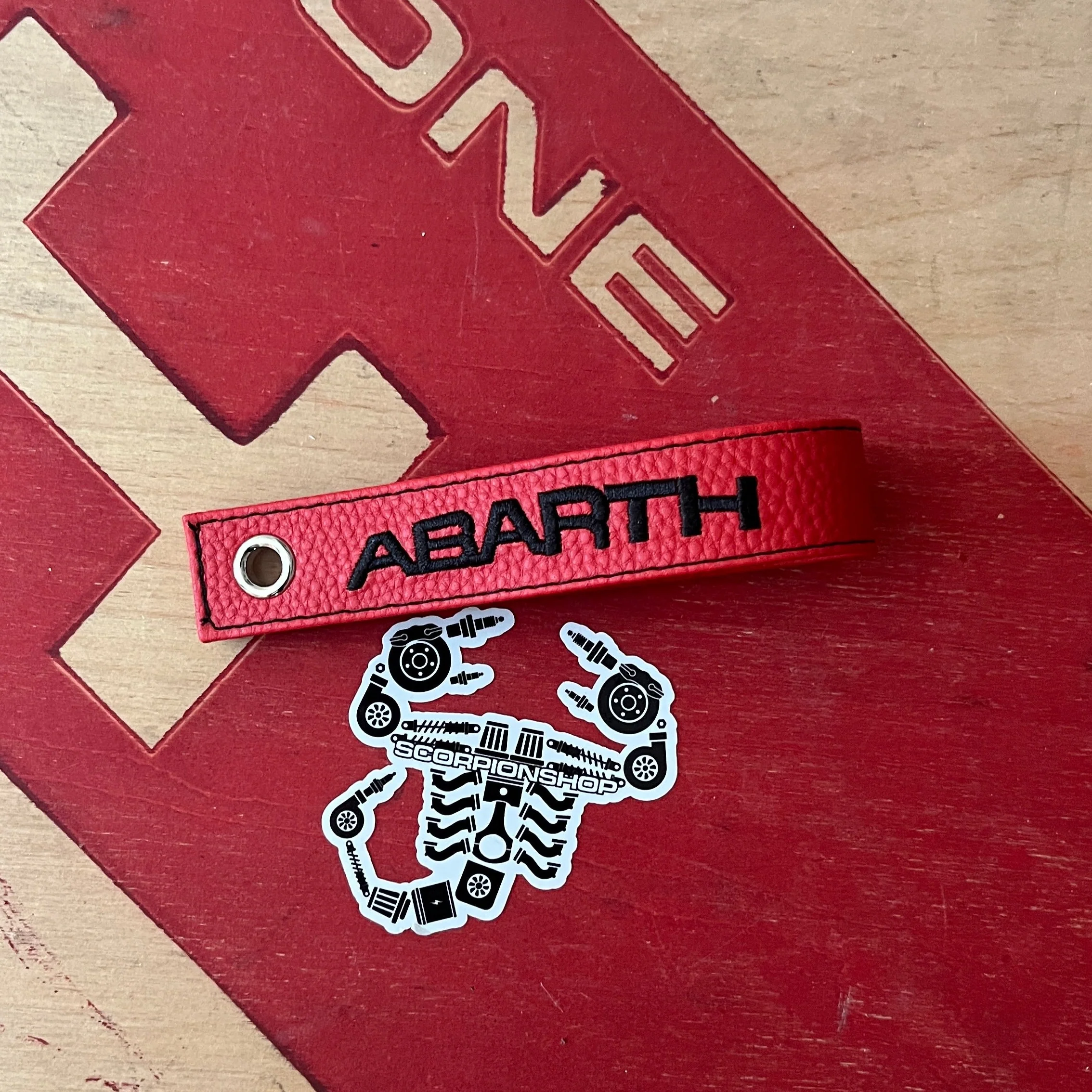 lacci maniglie baule fiat 500 Abarth - immagine 5