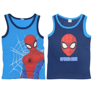 Canottiere Bambino - Spiderman - 2 Pezzi