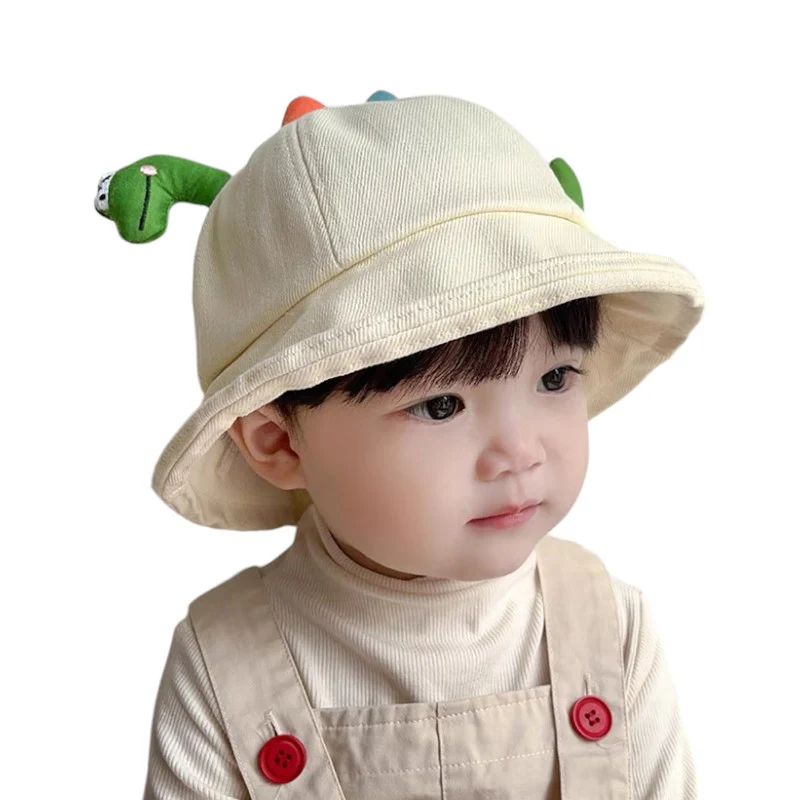 Cappello per Bambini - Dinosauro - Panna - immagine 3