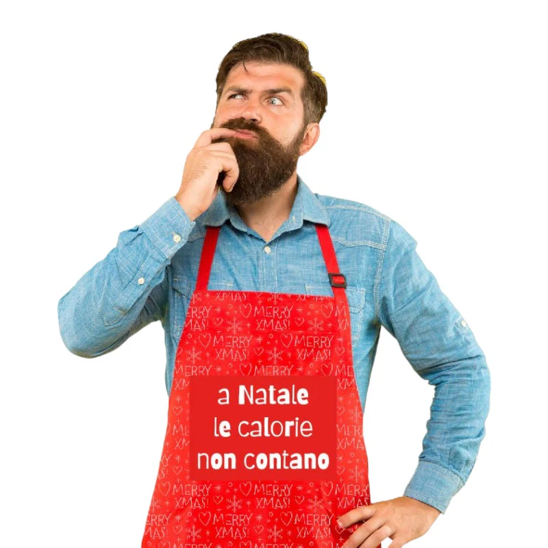 Grembiule Natalizio - "A Natale le Calorie non Contano"