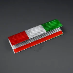 Inserto decorativo carbonio splitter posteriore