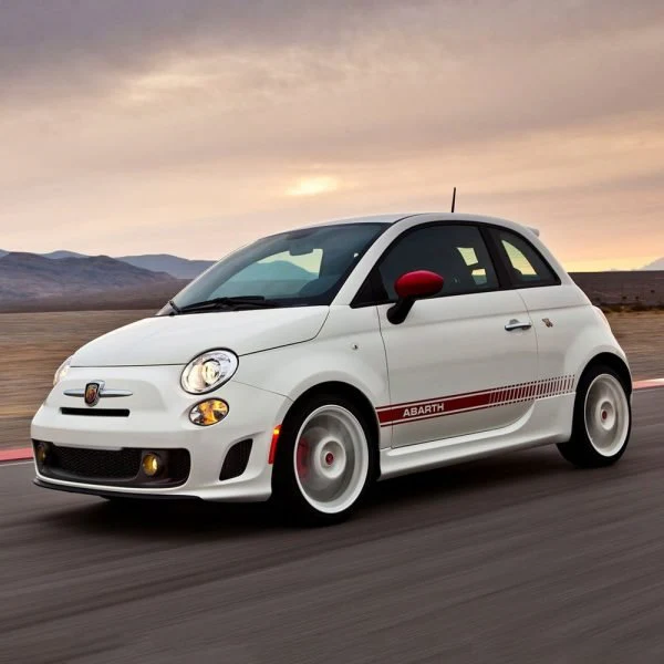 Stripes Strisce laterali Adesive Fiat 500 Abarth per fiancate - immagine 4