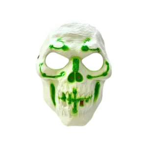Maschera Scheletro Bambino - Bianco e Verde