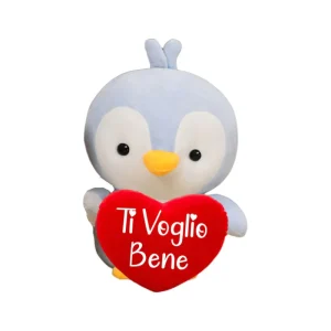 Peluche Love - Pinguino - Ti Voglio Bene